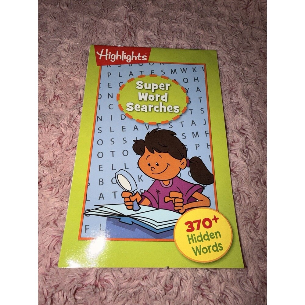Highlights Puzzle Super Word Searches Hundreds of hidden words to find Learning